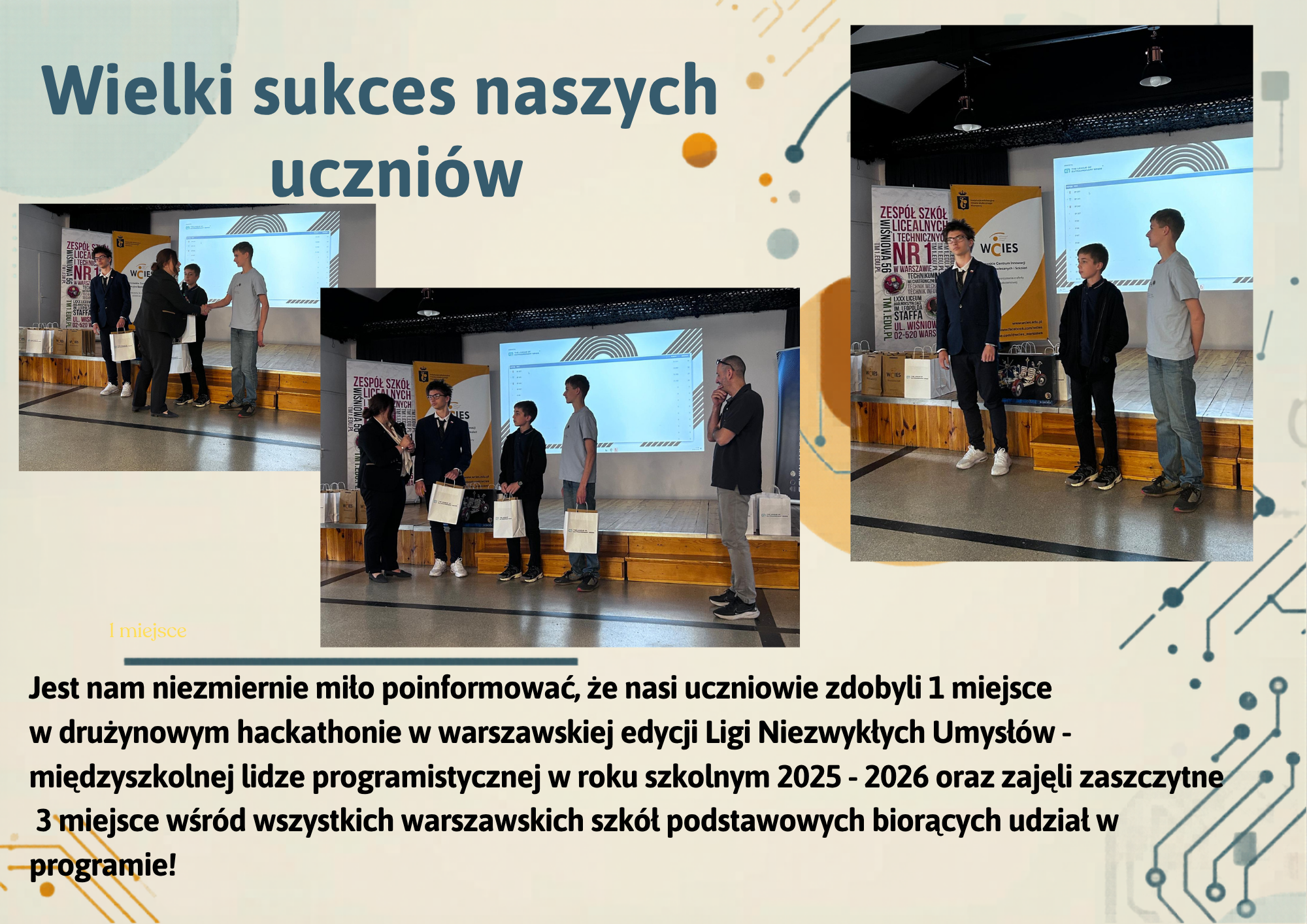 Wielki sukces Naszych Uczniów